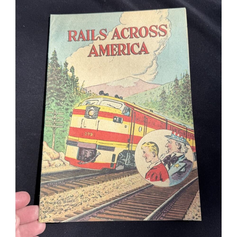 Rails Across America Comic Book Association of American Railroads 1955 Uncle Sam